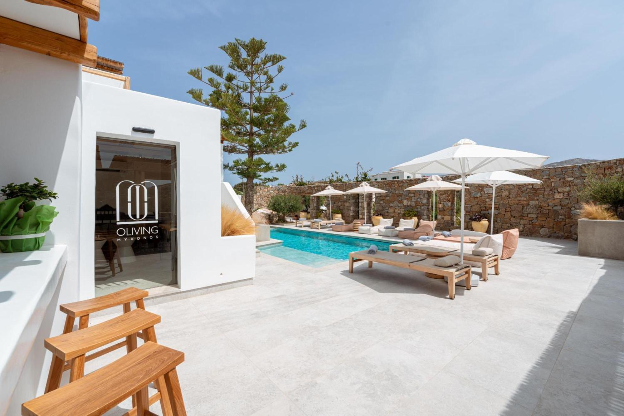 Oliving Mykonos Luxury Suites Klouvas Экстерьер фото
